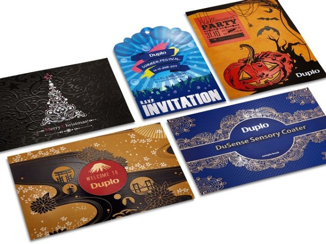 Duplo Dusense. Tarjetas de muestras