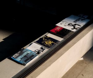 Muestras de folletos impresos