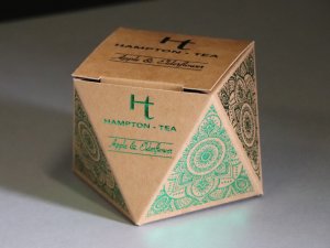 Cajita de packaging con embellecimiento