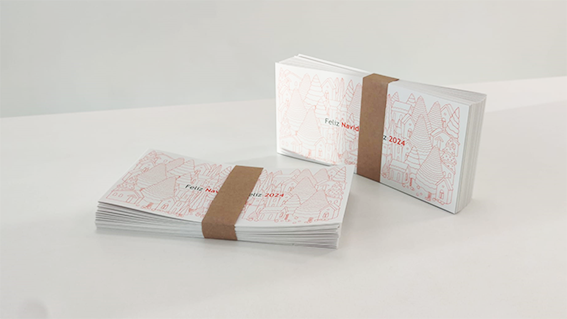 Ideas de Felicitaciones de navidad con enfajado