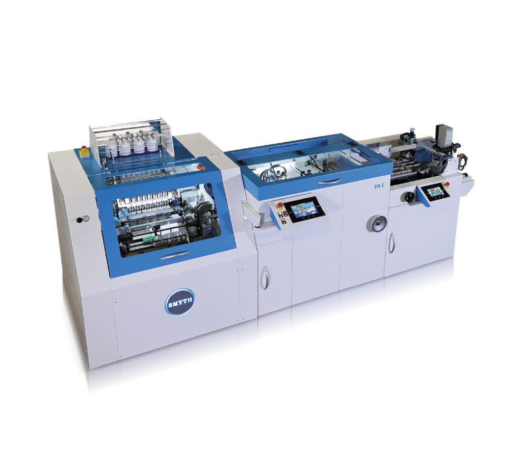 Cosedora automática para libros cosidos a hilo