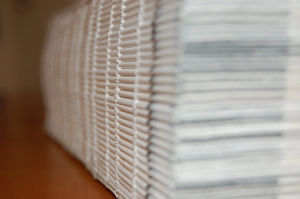 Libro cosido a hilo con Smyth