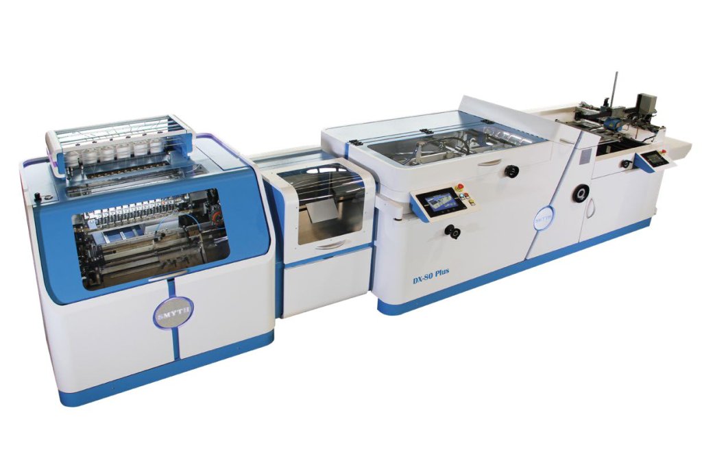 Cosedora automática para libros cosidos a hilo