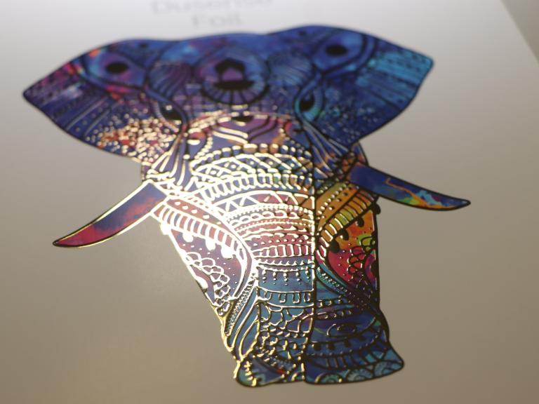 Aplicación embellecimiento de la impresión DuSense Foil