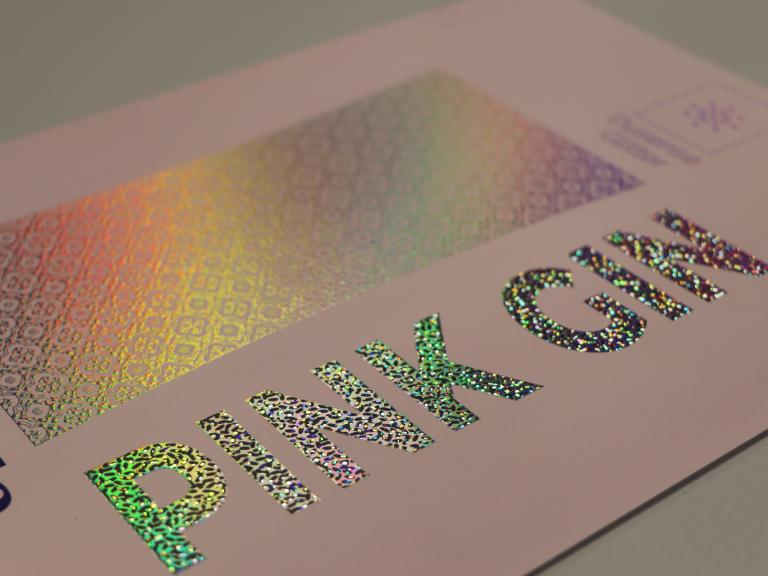 Aplicación embellecimiento de la impresión DuSense Glitter