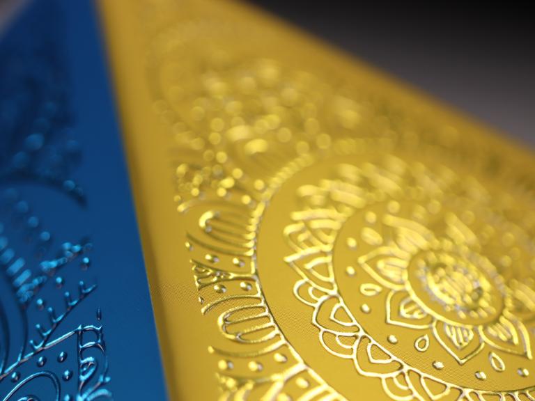 Aplicación embellecimiento de la impresión DuSense Metal